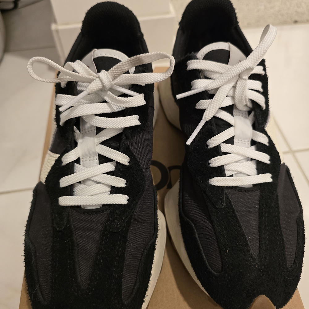 New Balance Black and White Athletic Shoes